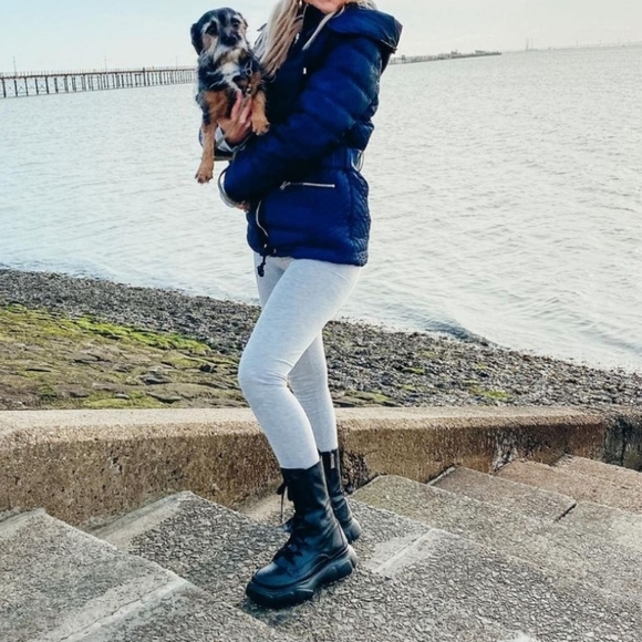 NWT ZARA | Lug Sole Combat Laced Leather Boots - Picture 5 of 16